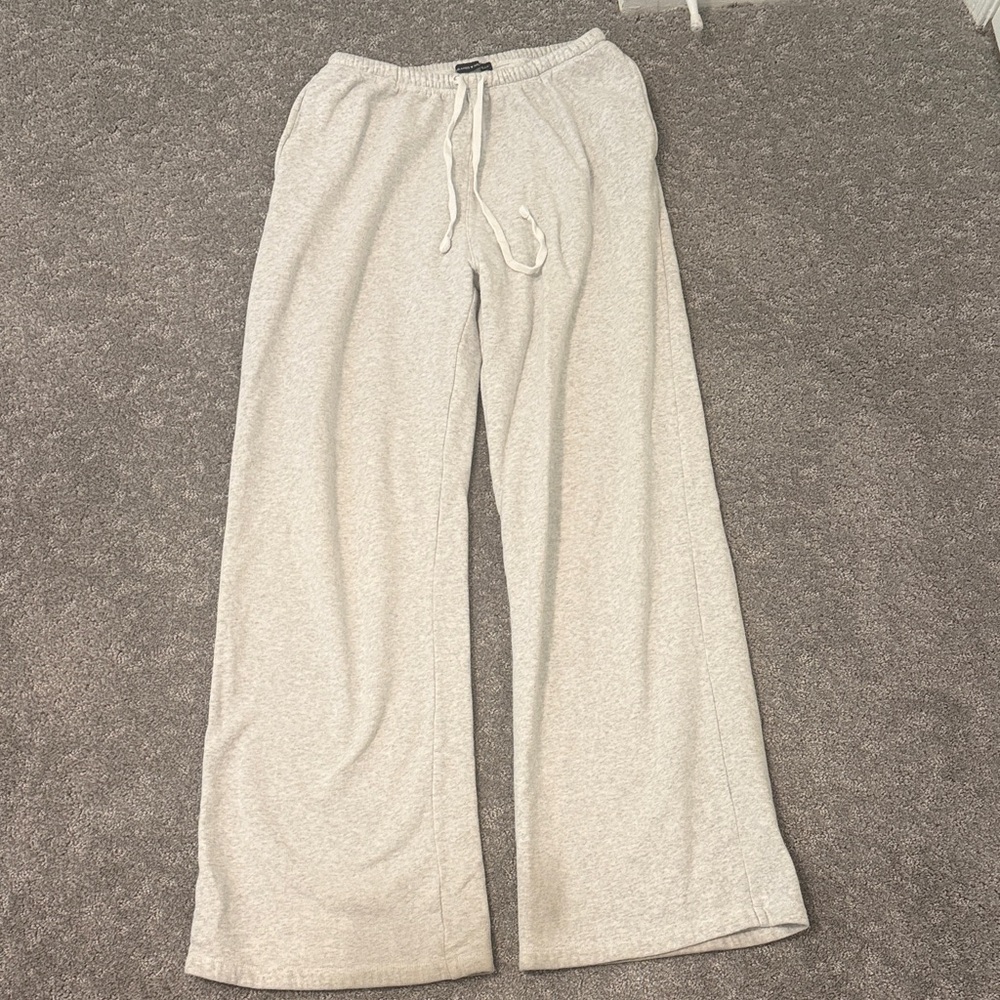 Brandy Melville Light Gray Sweatpants